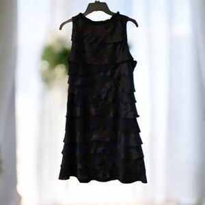 Formal dress SL Fashion beaded ruffles cascading effect size 14 Wedding Prom